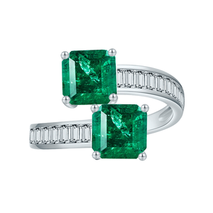 Anillos Clásicos de Diamantes Finos en Plata de Ley y Acabado en Oro, Joyería Elegante para Bodas, Aniversarios y Fiestas - Product Image 1