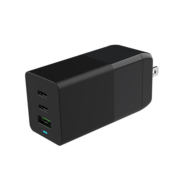 Competitive Price 65W Total Gan 3 Ports PD USB C Wall Charger Quick Home Charger Travel Adapter for Samsung Laptop