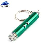 Mini lampe de poche LED multifonctionnelle 3 en 1 Pointeur laser infrarouge Détecteurs d'argent