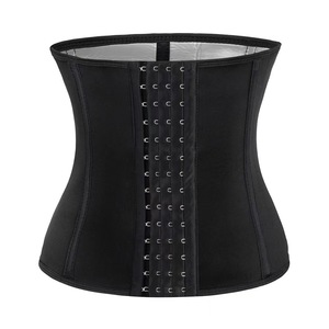 Phụ Nữ Củ<span class=keywords><strong>a</strong></span> Thể Thao Tummy Kiểm Soát Thoáng Khí Spandex Eo Giảm Béo Huấn Luyện Viên Corset Cincher Đen Tùy Chỉnh - Product Image 5