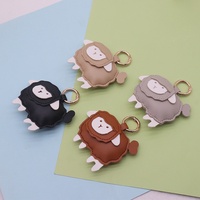 Porte-clés en cuir PU, breloques mignonnes en cuir, porte-clés mouton, pendentif mouton en PU, accessoires de décoration pour sac à dos, jouet, porte-clés de voiture