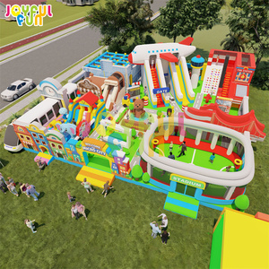 JOYFUL FUN Parque Inflable Comercial Grande de Nuevo Diseño, Parque de Atracciones Inflable, Parque Temático Inflable - Product Image 4