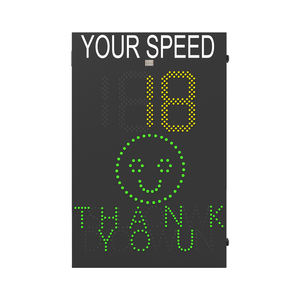 لوحات رادار للسرعة LED رادار الحد الأقصى للسرعة 3 إشارة علامات السلامة المرورية على الطرق الرقمية-، DC 12V - Product Image 2