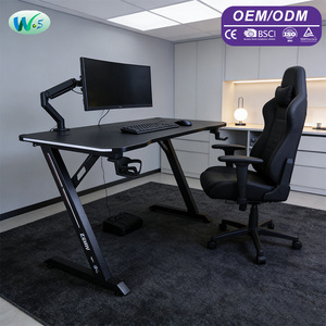 WS4541 Vente en gros <span class=keywords><strong>Table</strong></span> de jeu électrique Bureau de jeu à DEL <span class=keywords><strong>Table</strong></span> de jeu multifonctionnelle <span class=keywords><strong>Table</strong></span> de jeu de luxe avec porte-gobelet - Product Image 1