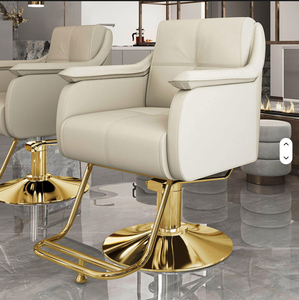 Sillas de Peluquería Portátiles de Cuero, Estilo 2026, con Reposacabezas y Reposabrazos, Diseño Moderno para Sala de Estar, Venta Directa de Fábrica - Product Image 2