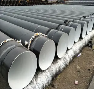 8710 Anti-corrosion Spiral Pipe 3PE Large Diameter Q235 1720 Steel Protection Barrel