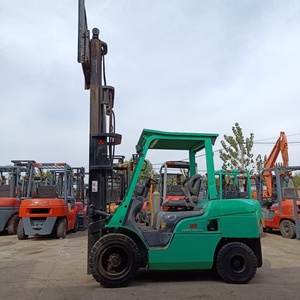 Montacargas Diésel Mitsubishi FD30 de 3 Toneladas Usado con Desplazador Lateral Hidráulico y Neumáticos Sólidos - Entrega Rápida, Envío Global, Precio Económico - Product Image 6