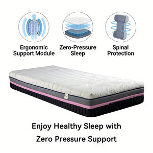 Colchón de Espuma Viscoelástica de Gran Tamaño, Calidad de Hotel, Soporte de Alineación Espinal, Ecológico, Hipoalergénico, Compresible, Moderno - Product Image 3