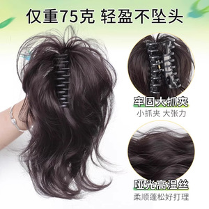 วิกผมหางม้าแบบหนีบ ลอนเมอร์เมด ทรงสูง ดูเป็นธรรมชาติ สำหรับผู้หญิง - Product Image 4