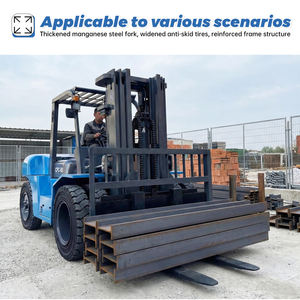 Montacargas de Servicio Pesado con Certificación CE, Montacargas Diésel de <span class=keywords><strong>8</strong></span> Toneladas para Logística de Almacén - Product Image 3