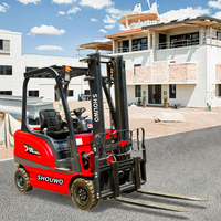 Shouwo Nouveau 2 tonnes 2.5 tonnes 3 tonnes petit chariot élévateur électrique tout-terrain avec chargeur de batterie