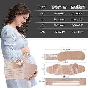 Cinturón de maternidad Embarazo Soporte Corsé Cuidado <span class=keywords><strong>prenatal</strong></span> Vendaje Atlético <span class=keywords><strong>Faja</strong></span> para embarazadas - Product Image 3