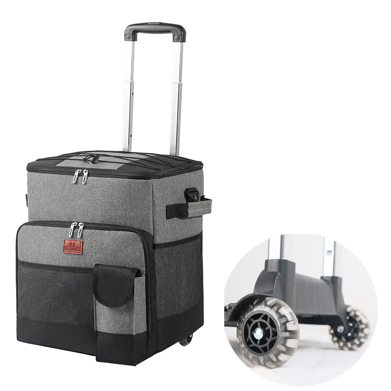 Collapsible Rolling Cooler Insulated Waterproof Bag