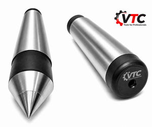 Pointe de tournage pour tour, diamètre de trou 12 mm, 65HRC, revêtement en nitrure de titane, forme ronde, pour usage externe sur tour CNC - Product Image 2