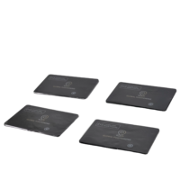 Penjualan Terlaris Find My Tag RFID Pelacak Dompet Isi Ulang Kartu Pemblokir 2 in 1 Kartu Pelacak Lokasi dan Kartu Pemblokir NFC