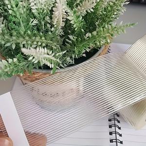 GY Usine de Chine Rouleau de ruban adhésif thermofusible à tissage croisé Filament de fibre de verre Ruban de cerclage renforcé pour emballage - Product Image 1