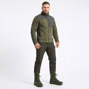 Bottes de randonnée tactiques en daim vert DFA120 pour hommes, imperméables, toutes saisons, durables, pour l'entraînement en plein air, la randonnée, fabriquées en Chine - Product Image 4