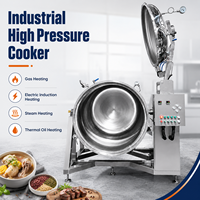 Autocuiseur Industriel Grande Capacité pour Soupe, Viande, Poulet, Bouillon - Équipement de Cuisine Professionnel à Vapeur Haute Pression
