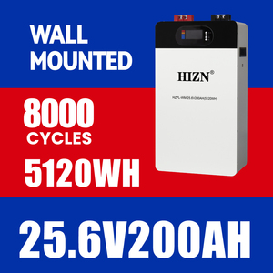 Batterie solaire au lithium 25,6 volts 200 ampères 24v 5kwh, alimentation de secours, batterie domestique LFP solaire - Product Image 1