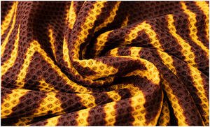 Vestido de Noche con Estampado, Manga Larga, Cuello en V, Cintura Ajustada y Volantes, Largo hasta la Rodilla, Personalizado de Fábrica FMY69428 para Damas - Product Image 4