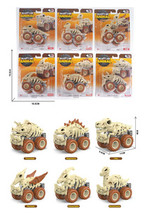 Coche de juguete de dinosaurio de metal fundido a presión con mecanismo de retroceso, fabricante BEFLY, acepta modelos de dinosaurios y paquetes de accesorios de juguete personalizados. - Product Image 6