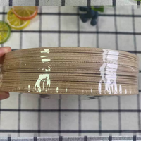 Assiettes rondes en bambou naturel jetables et réutilisables, vaisselle écologique pour la maison, les dîners, les mariages et la restauration