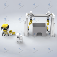 Imprimante 3D à granulés grand format pour la fonderie, avec bras robotisé pour la création de modèles de moulage