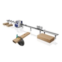 Machine de sciage CNC personnalisable de Chine ZZCHRYSO, scie à découper transversale pour l'optimisation du bois, machine automatique de découpe de poutres et de bois de construction