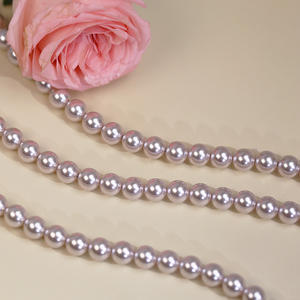 Manta Rose <span class=keywords><strong>Purple</strong></span> Series Elegantes collares y pulseras de cristal redondos de gama alta Accesorios de bricolaje para la fabricación de joyas - Product Image 6