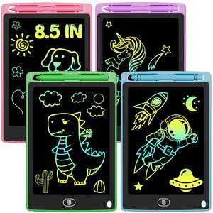 กระดานเขียน LCD สีแบบพกพาขนาด 12 นิ้ว กระดานอิเล็กทรอนิกส์สำหรับเด็ก กระดานเขียนและวาดภาพ แบบแผ่นบันทึก - Product Image 1