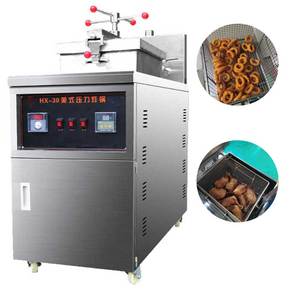 Estufa de pollo frito estilo americano, <span class=keywords><strong>deliciosas</strong></span> <span class=keywords><strong>hamburguesas</strong></span> fritas y patatas fritas con alta presión y control de temperatura programado - Product Image 2