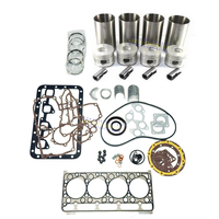 Untuk TOYOTA 2L 2LT Paket Perbaikan Overhaul Mesin, Ring Piston, Liner, Gasket, Bearing