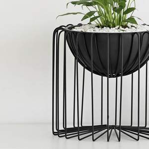 Supporto per Fiori in Metallo per Decorazioni Matrimoniali, Supporto per Piante da <span class=keywords><strong>Interno</strong></span> in Ferro, Supporto Moderno per Vasi con <span class=keywords><strong>Vaso</strong></span> Incluso - Product Image 2