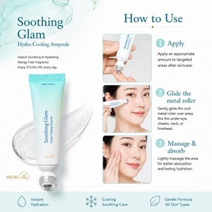 Korean Skin Care Korean skincare Youngme Glam Cooling Ampoule 30mL Sea Grape OEM Dropshipping Centella Aloe Deep Repair <b>Serum</b> - Product Image 5