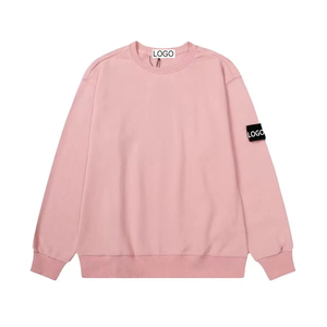 Felpa Classica Tinta Unita con Collo Rotondo, Stile <span class=keywords><strong>Coppia</strong></span> 'Island', Versione Oversize a Maniche Lunghe - Product Image 2