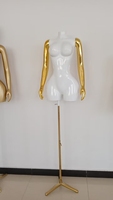 Mannequins brésiliens courbés en plastique BBL Robe de mariage pour femme Demi-corps Fille sexy Mannequin grande taille avec gros buste Cul