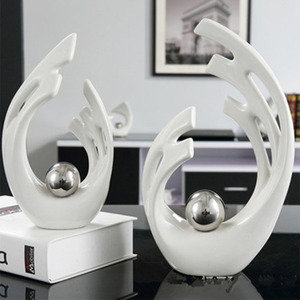 Statue artistique moderne en céramique, décoration pour placards de <span class=keywords><strong>cuisine</strong></span>, chambre à coucher - Product Image 3