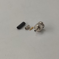 Connecteur BNC coaxial RF mâle à sertir 75 ohms pour câble Flex-3