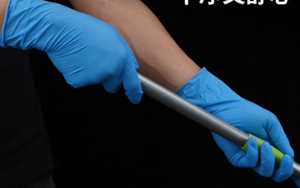 Guantes mecánicos industriales de nitrilo desechables negros de 5 mil para automóviles, guantes mecánicos de nitrilo resistentes con textura completa - Product Image 2