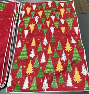 Paños de Cocina Navideños con Diseño de Árbol de Navidad Rojo, Decoración Rústica de Invierno, Regalos para Amigos y Familiares, Regalo Promocional - Product Image 2
