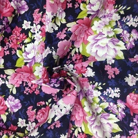 Tissu imprimé en popeline 100 % coton, motifs floraux, vente en gros directe usine chinoise, services OEM/ODM personnalisés pour chemises et projets DIY de jouets