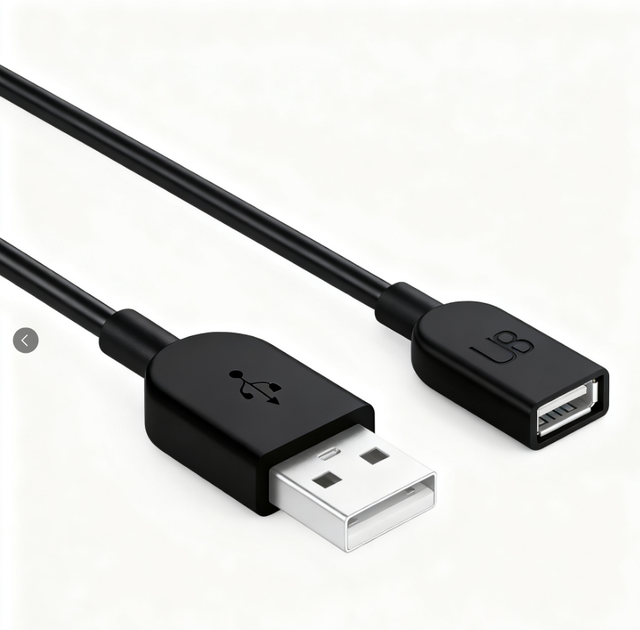 USB2.0 3A Fast Charging Extension Cable Male Female AM/AF Extender 8Pin for Computer U Disk Mouse Keyboard Printer Data Cable