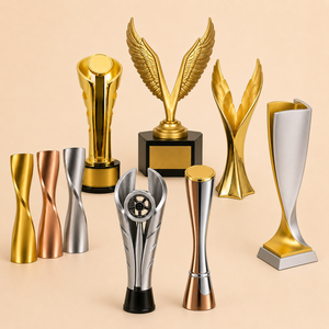 Trofeo Elegante Personalizzato con Stampo Raffinato, Costo Zero per lo Stampo, Produzione Stabile per Premi di Concorsi e Cerimonie - Product Image 2