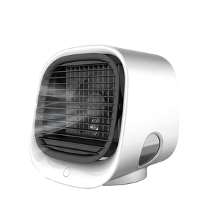 Mini ventilateur climatiseur USB, ventilateur personnel rechargeable, mini refroidisseur d'air pour pièce, affichage LED, pour la maison, la cuisine, le bureau - Product Image 1