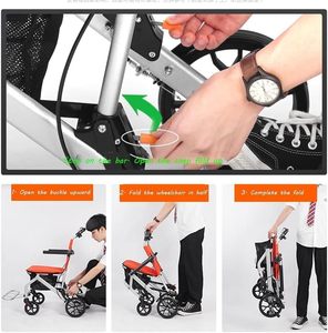 Silla de ruedas compacta y cómoda con pintura plateada líquida, ruedas delanteras de PVC de 6 pulgadas, ruedas traseras de PU de 8 pulgadas, suministros de terapia de rehabilitación - Product Image 5