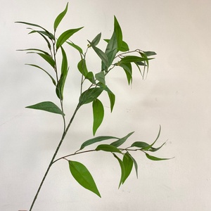 LO-1276 <span class=keywords><strong>Tige</strong></span> de verdure artificielle imprimée en 3D, Lys et <span class=keywords><strong>Bambou</strong></span>, 100 cm, Feuilles de Dracaena Reflexa artificielles pour Mariage et Aménagement Commercial - Product Image 1