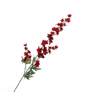 Arrangements de fleurs artificielles en soie de delphinium et de jacinthe à tige haute, style forêt, pour la décoration de la maison, du salon et de la table à manger - Product Image 5