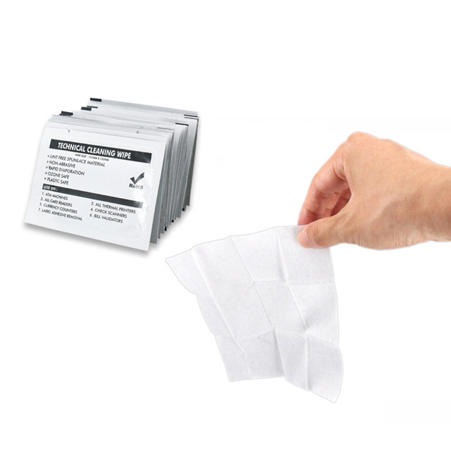 Individually Packaged Electronics Cleaning Wipe for Electronic, Optical Devices Pre-Moistened 99.9% Isopropyl Alcohol Wet Wipe