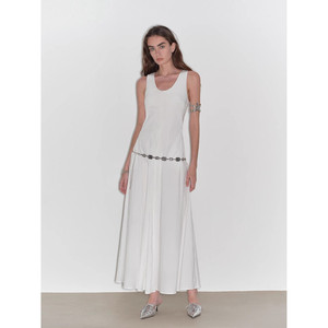 Robe-veste simple et élégante à col en U, coupe ajustée, style A-Line, texture fine, inspirée du lac de Bled - Product Image 6