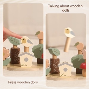 Juguete de Madera con Animales del Bosque, <span class=keywords><strong>Juego</strong></span> Educativo de Asociación, Juguete Interactivo para la Coordinación Mano-Ojo de los Niños - Product Image 2